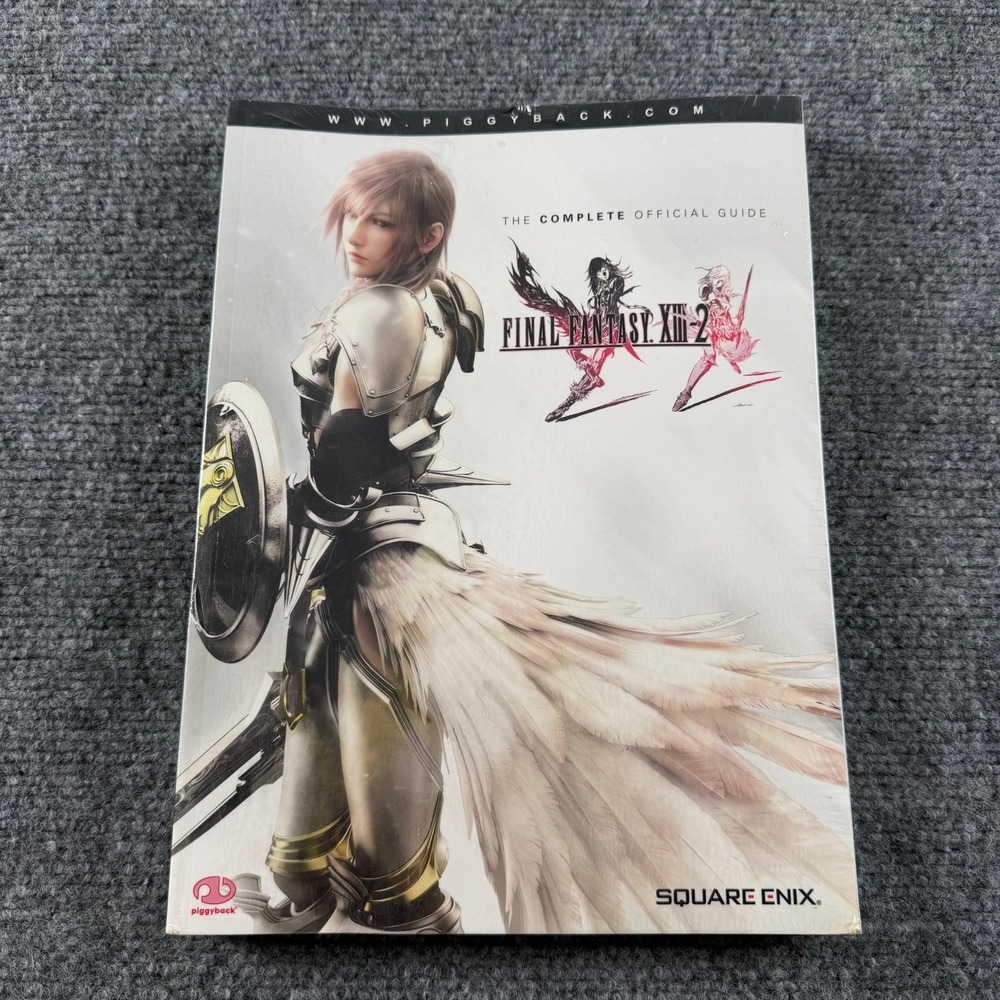 Piggyback Final Fantasy XIII-2 Strategy Guide White Square Enix New Sealed